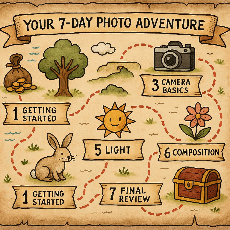 7 Day Photography Challenge for Beginners