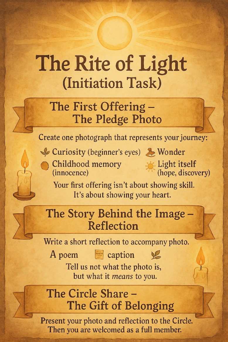 The Rite of Light Initiation TaskEdit